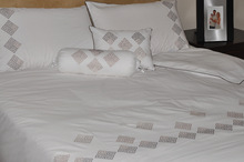 cotton King size velvet patchwork fabric bedding set