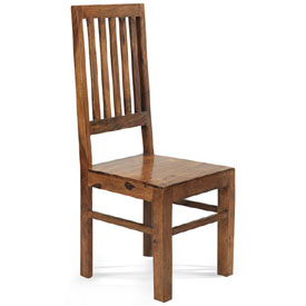 Sheesham Wood Cube Dining Chair
