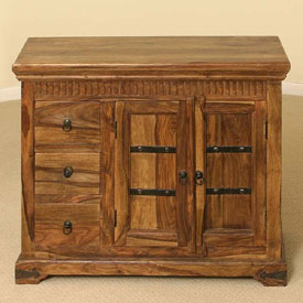 Sheesham Wood Jali Range Cabinet