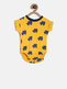 Babysafe Yellow Printed Bodysuit