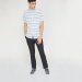 CODE Regular Fit Striped Short-Sleeve Shirt