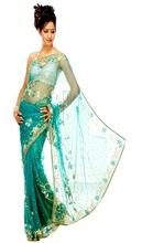 Net Designer Party Wear Saree, Age Group : Adults