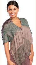 Ruched Weave Hand Woven Cotton Scarf