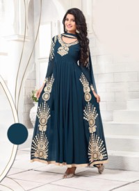 Blue Colored Georgette Suit.