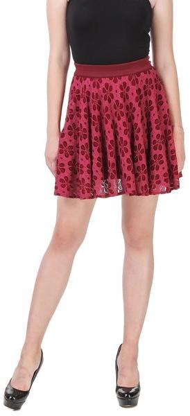 lace skater skirt