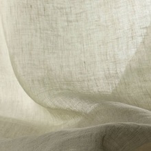 Solid colour Raw Linen fabric, Technics : Woven