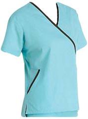 Hara Mock-wrap Medical Scrub Top