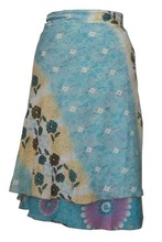 Mulit Wear Sari Wrap Skirt, Technics : Printed, Feature : Plus Size, Maternity