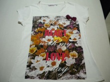 Ladies Short Sleeve Printed Top