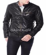 Men Black Leather Jacket