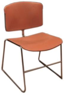 Metal Industrial Iron Wooden Chair