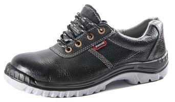 anti static safety shoes black steel safety shoes