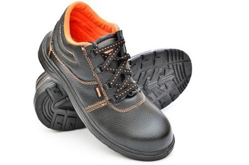 Black Steel Toe Oil Industrial Safety Shoes