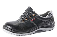 Hillson cheapest men's ssteel toe anti static safety shoes black steel safety shoe