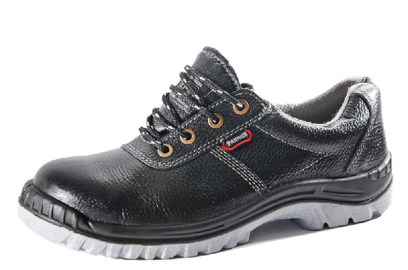 men ssteel toe anti static safety shoes black steel safety shoe