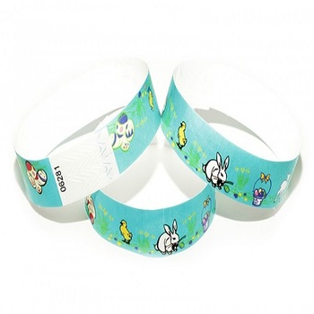 Synthetic recycled paper wristband, Size : Customes'requirements