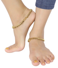 MUCHMORE Gold Plated Payal Anklet, Gender : Women's