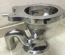 Stainless steel Western p trap water closet for bath room