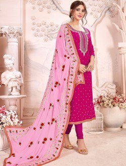 Designer Latest Gota Patti Work Churidar Straight Suits Phillauri