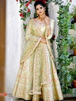 Wedding Wear Zari And Resham Work Latest Designer Lehenga Choli