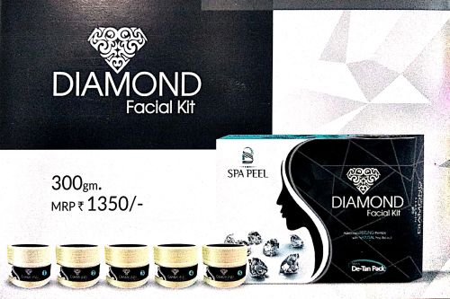 Spa Peel Diamond Facial Kit, Packaging Size : 300gm