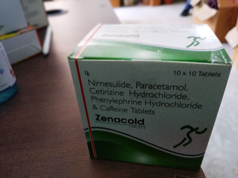 Zenacold Tablets, Packaging Size : 10*10