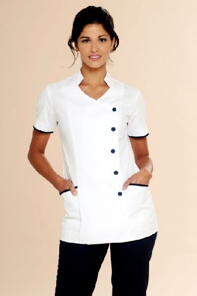 Polyester Plain Pharmacy Staff Uniform, Size : XL