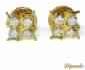 Diamond Earrings Swastik