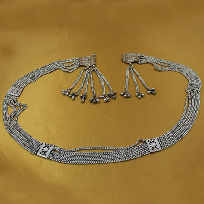 Sterling Silver Chain Belt