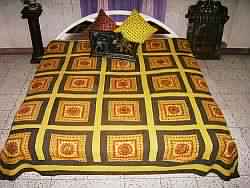 Hand Embroidery Patchwork Embroidered Bedspreads