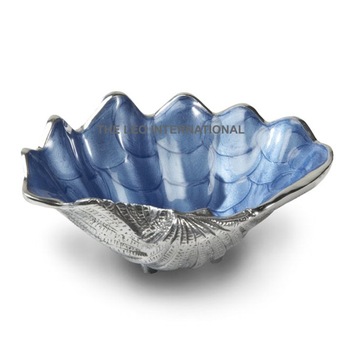 enamel blue metal bowl