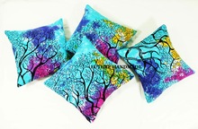 Future Handmade Square 100% Cotton Cushion Covers, for Car, Chair, Decorative, Seat, Pattern : Printed