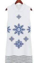 Womens EMBROIDERED TUNIC