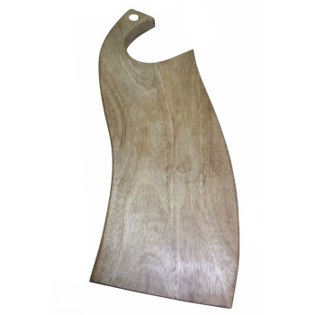Wooden Cheese Cutting Board wave Design