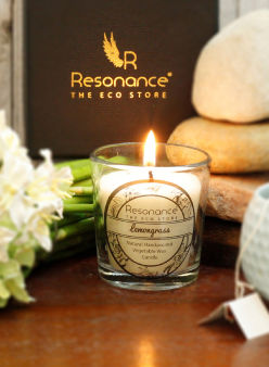 Lemongrass Fragrance Natural Wax Aroma Candle Torch