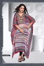 Silk Kaftan Dress, Supply Type : In-Stock Items