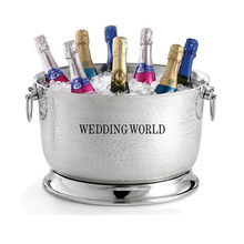 WEDDING WORLD Metal Stainless Steel Wine Cooler, Certification : CE / EU, FDA