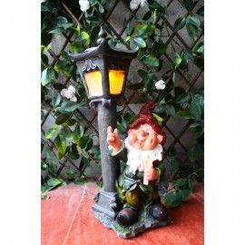 Dwarf Lamp Post Solar Light