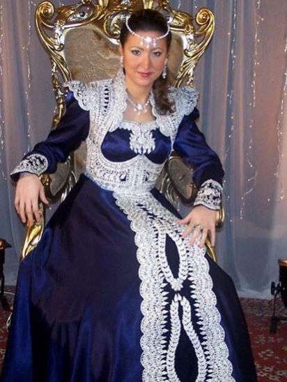 Modern Jalabiya Cream Dress