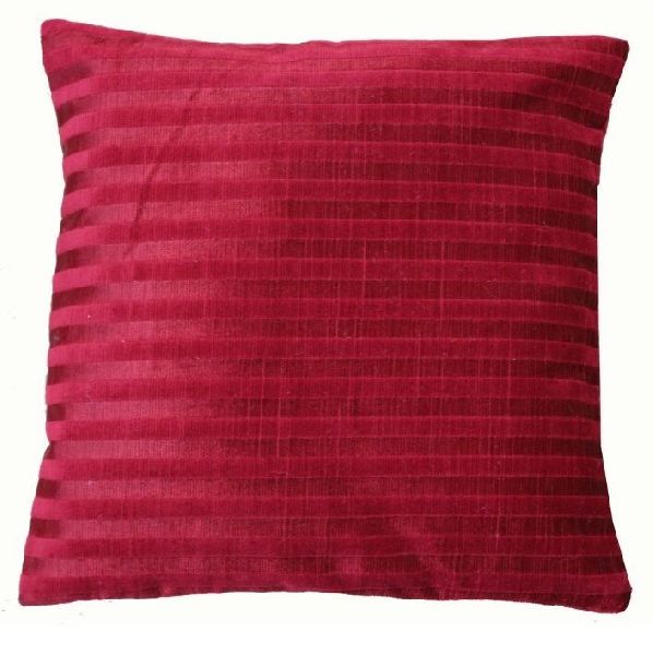 Viscose Cotton Stripe Velvet Cushion Cover