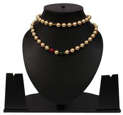 Polished Pearl Onyx Necklace, Occasion : Part Wear