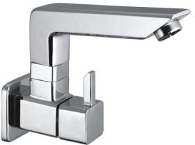 Corsa Stainless Steel Sink Angle Cock, Color : Silver