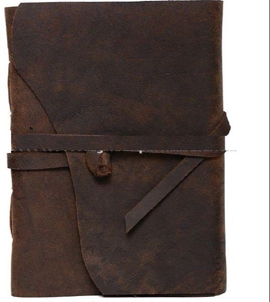 Prastara Leather Composition Notebook, Color : Brown