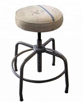 iron metal adjustable stool
