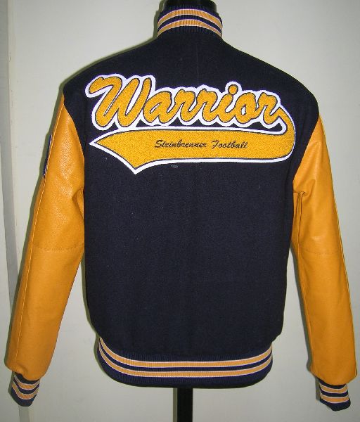 Black and Bright Gold Varsity Jacket at Best Price in Greater Noida ...