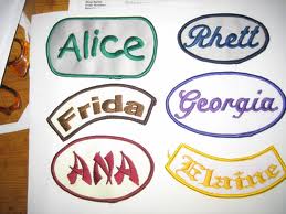 Embroidered Name Patches For Uniforms