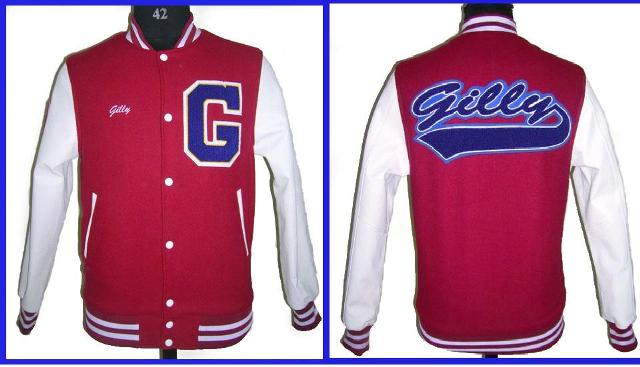 Full sleeves Red and White Varsity Jacket at Best Price in Greater ...
