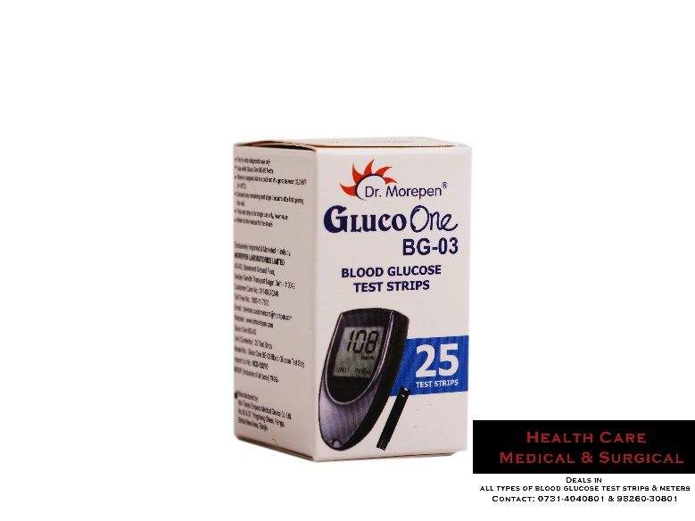 Dr. Morepen 25 Blood Glucose Test Strips