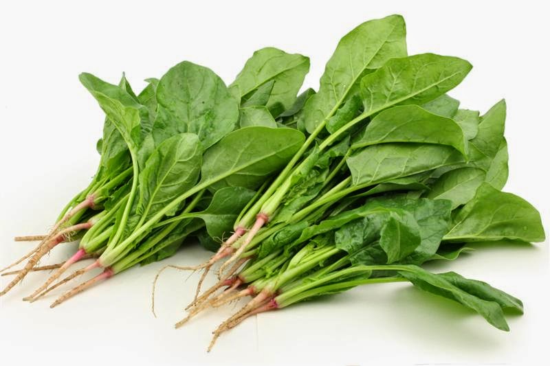 Organic Green Spinach Leaves