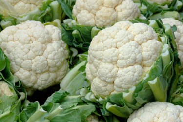 Organic Cauliflower, for High in Protein